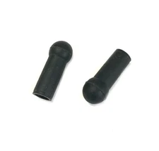 1966-76 A/B/E body Cuda Charger Road Runner GTX Mopar Sunvisor Tips/Pair Black