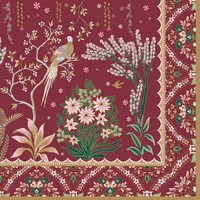 20 Servietten Ecletic Chic Orientalisch Pflanzenkunst Blumen Natur Asien 33X33Cm
