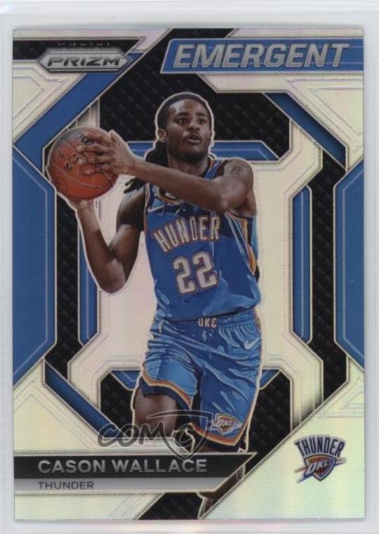 2023-24 Panini Prizm Emergent Silver Prizm Cason Wallace #29 Rookie RC