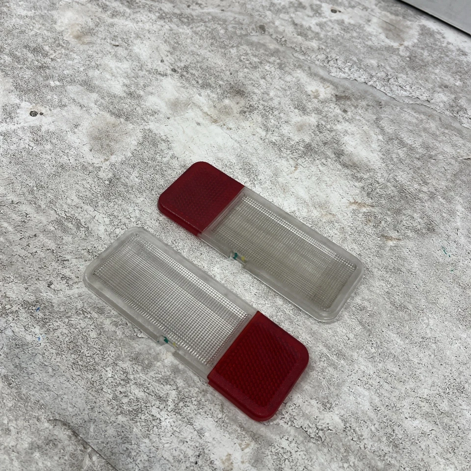 1992-2008 Ford Van SUV Front Door Courtesy Lamp Lens Set OEM - Image 2 of 4