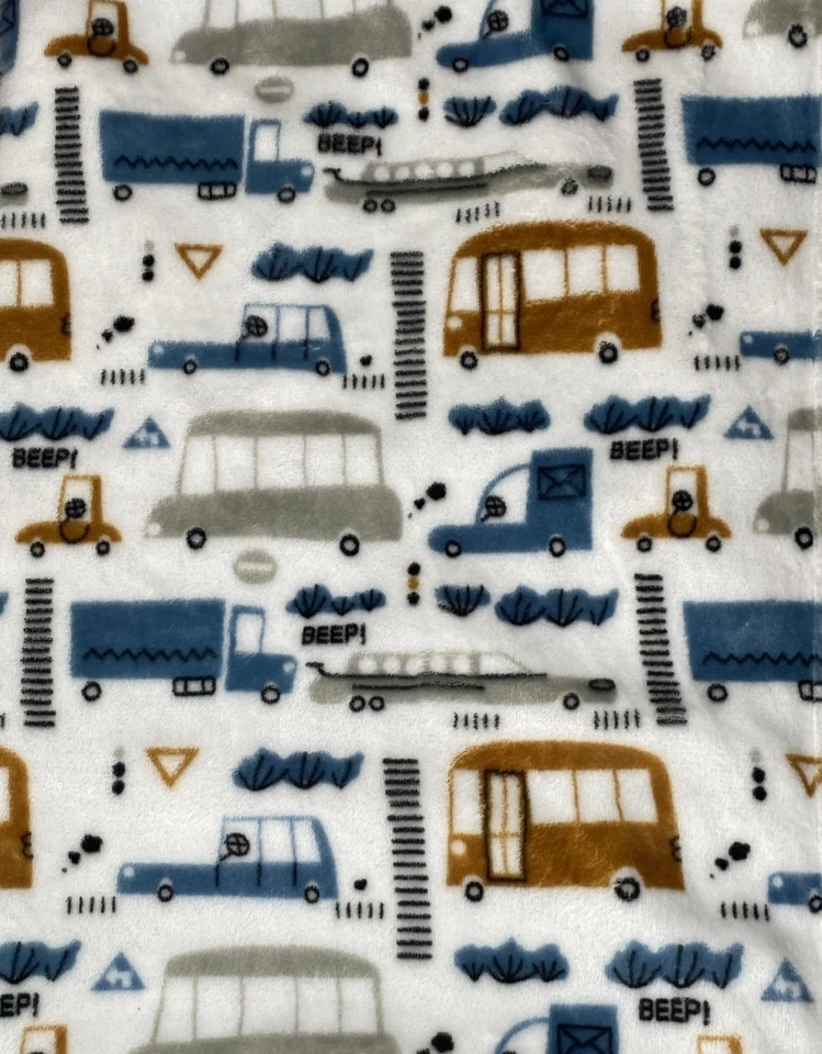 Manta bebé Stars & Dreamers coches automóviles vehículos transporte pitido Lovey Foto 4 de 4