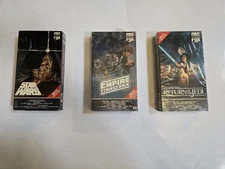 Star Wars CBS FOX Red Label Hi-Fi VHS Movie Trilogy 1984-1986 Vintage Exc.Tested