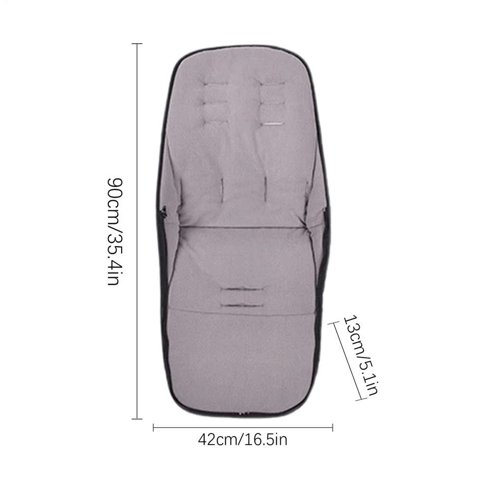 Stroller Footmuff Warm Bunting Bag Winter Stroller Sleeping Bag - Image 3 of 4