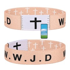 Daily Bible Verse WWJD Bracelet Christian What Would Jesus Do Bracelet