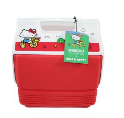 Igloo Hello Kitty Mini Cooler Lunch Box Small Red White Sanrio Vintage w/ Tag