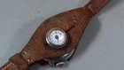 WW1 SILVER TRENCH WATCH + STRAP CONVERSION MINI DIAL ANTIQUE
