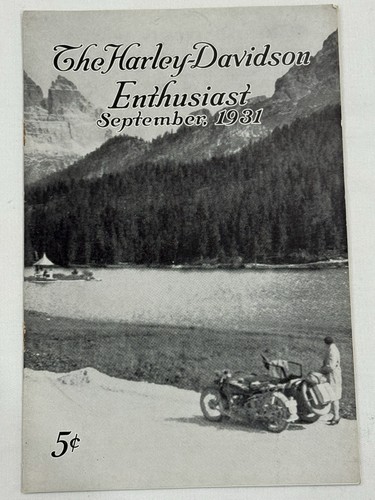 Original Vintage HARLEY-DAVIDSON ENTHUSIAST Magazine - Complete Year 1931 - Picture 18 of 24