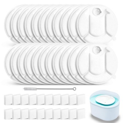 22+22 Pack Dog Water Fountain Filters fits Dog Fountain PLWF008 | 12 Months S...