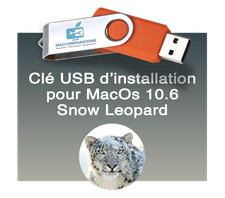 Clef  USB d’installation Mac OS X Snow Leopard (version 10.6)