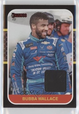 2020 Panini Donruss NASCAR Retro 1987 Relics Red 78/250 Bubba Wallace #BW 0t6p