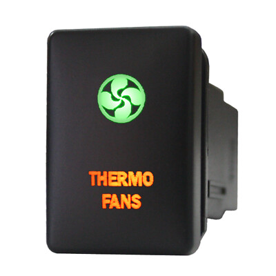 THERMO FANS 970GR Push switch 12V For Toyota 4Runner Tundra RAV4 LED on ...