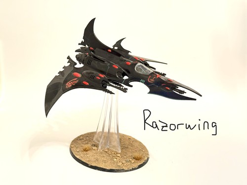 Warhammer 40k Drukhari / Dark Eldar Razorwing Jetfighter