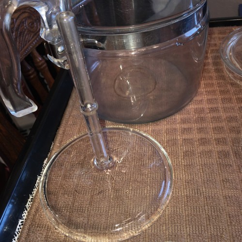 Vintage Pyrex Flameware Glass Percolator Coffee Pot 7756-B 6 Cup Complete - Picture 5 of 22