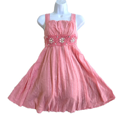 My Michelle Pink Midi Special Occasion Summer Big Girls Dress 16 Party Wedding
