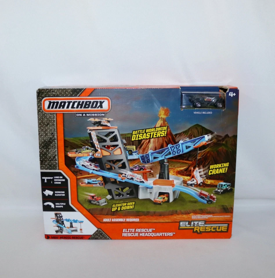 Matchbox On A Mission ~ Elite Rescue Headquarters PlaySet MB Explorers 2015 SIOB - Image 2 of 4