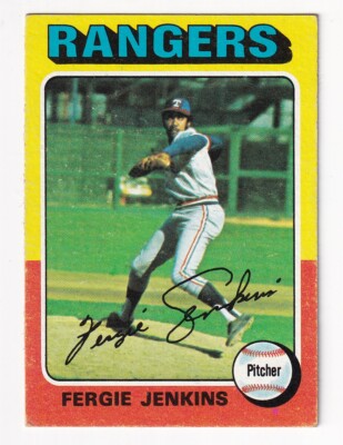 Fergie Jenkins 1975 Topps ML Baseball Card # 60 Texas