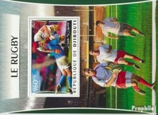 djibouti bloc-feuillet 222 neuf 2016 rugby