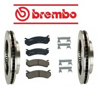 Gmc Savana 1500 03-05 Front Left & Right Rotors & Pad Set Brake Kit Brembo/bosch on sale Gmc Savana 1500 03-05 Front Left & Right Rotors & Pad Set Brake Kit Brembo/bosch on sale