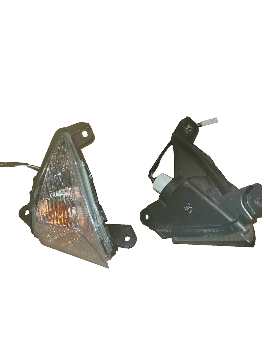 KAWASAKI8 06 ZX10 ZX 10 NINJA OEM FRONT BLINKERS TURN SIGNALS WITH