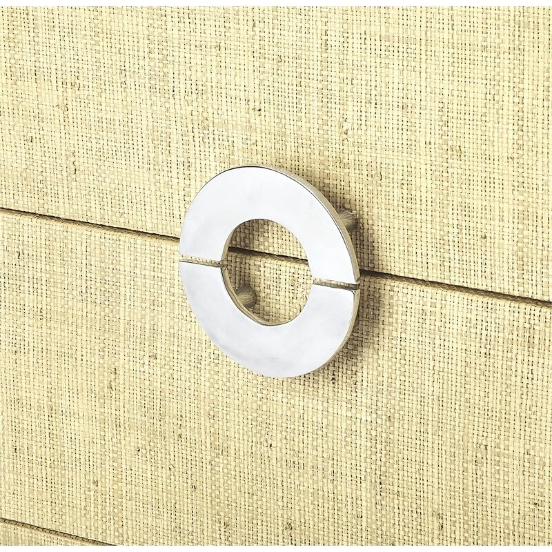 Cajonera Butler Amelle crema rafia 4 cajones Foto 3 de 4