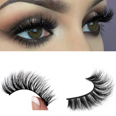 SKONHED 3 Pairs Soft Mink False Eyelashes Long Lashes Extension Beauty Makeup eB