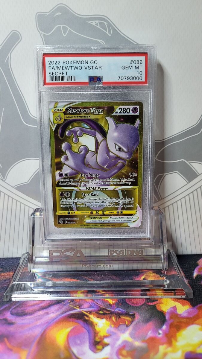 Mewtwo Vstar 086/078 - Pokemon Go - Gold Secret Rare Card