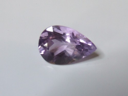 Natural earth-mined large amethyst pear shaped gemstone...15.5 carat - Foto 5 di 6