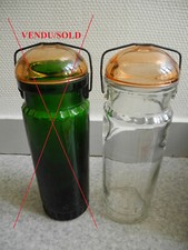 anciens bocaux fruits verre Mottet conserves pots rangement déco old jar rétro 