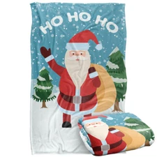 Ho Ho Ho Silky Touch Super Soft Throw Blanket