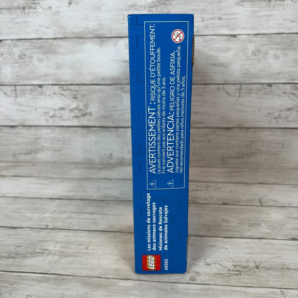 LEGO CITY 60353 Wild Animal Rescue Missions Interactive Play Set 246