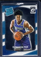 2017-18 Panini Donruss Optic DE'AARON FOX Base Rookie RC #196