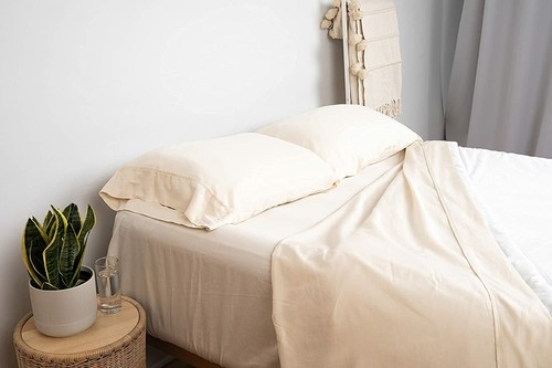 100% Organic Cotton Sheets Queen Size 