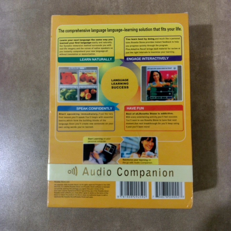 Rosetta Stone French Version 3 Personal Edition Level 1,2,3,4& 5 Audio Companion - Image 2 of 4