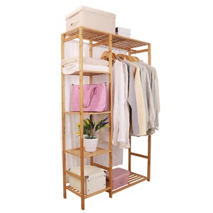 bamboo clothes storage