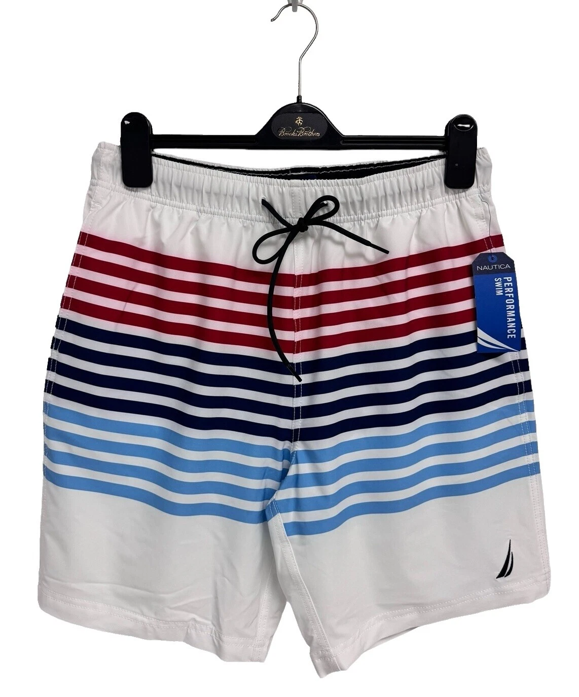 Pantalones cortos a rayas para hombre Nautica