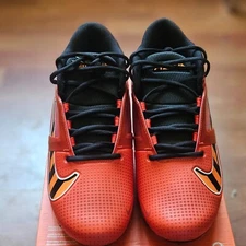 Nike Alpha Menace 4 Pro NRG Men's Size10.5 Football Cleats Picante Red FQ3984-60