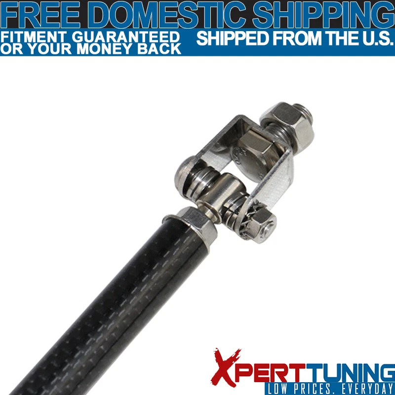 Heavy Duty High Strength Adjustable Front CF Splitter Rods Support Stabilizer Foto 3 de 4