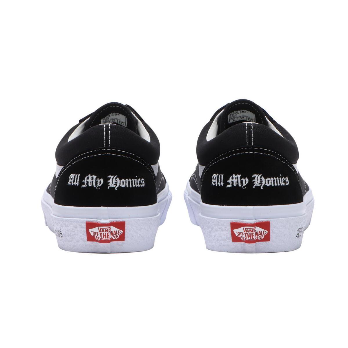All My Homies Vans Old Skool Black White V36CF-ZORN Men's All My Homies Vans Old Skool Black White V36CF-ZORN Men's