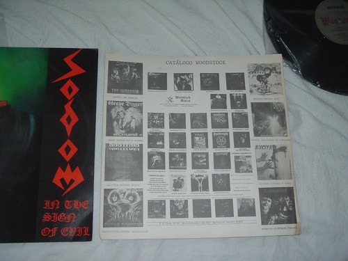 SODOM In The Sign Of Evil '87 ORIGINAL RARE IMPORT !! press DEBUT LP - Picture 3 of 3