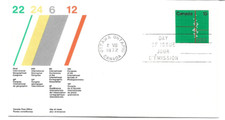 1972-CANADA-FDC-1 STAMP-15c-GEOGRAPHY-PREMIER JOUR ÉMISSION
