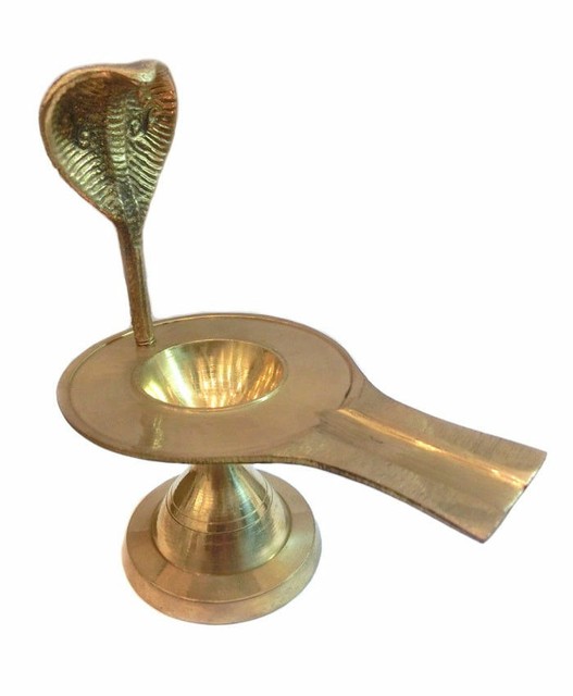 Yoni Holder Shaligram Shiva Lingam LINGHAM Stone Hindu Puja Stand NAAG