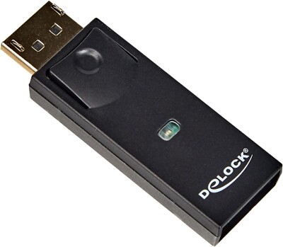 Delock HDMI Adapter DisplayPort (20-Pin), 4043619652587 65258