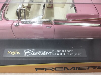 Maisto Cadillac Eldorado 1959 ピンクキャデラック Collectible Maisto Premiere Edition 1959 Pink Cadillac Eldorado