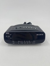Sony Dream Machine AM/FM Dual Alarm Digital Clock Radio Black ICF-C212 Works