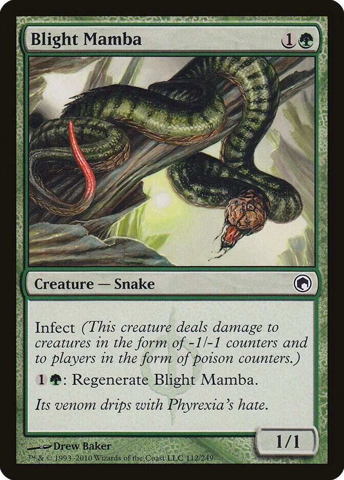x1 Blight Mamba x1 MTG Scars of Mirrodin Magic The Gathering