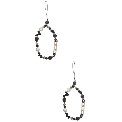 2 Pieces Colorful Beaded Mobile Phone Chain Miss Charm Lanyard Cute - Zdjęcie 7 z 12