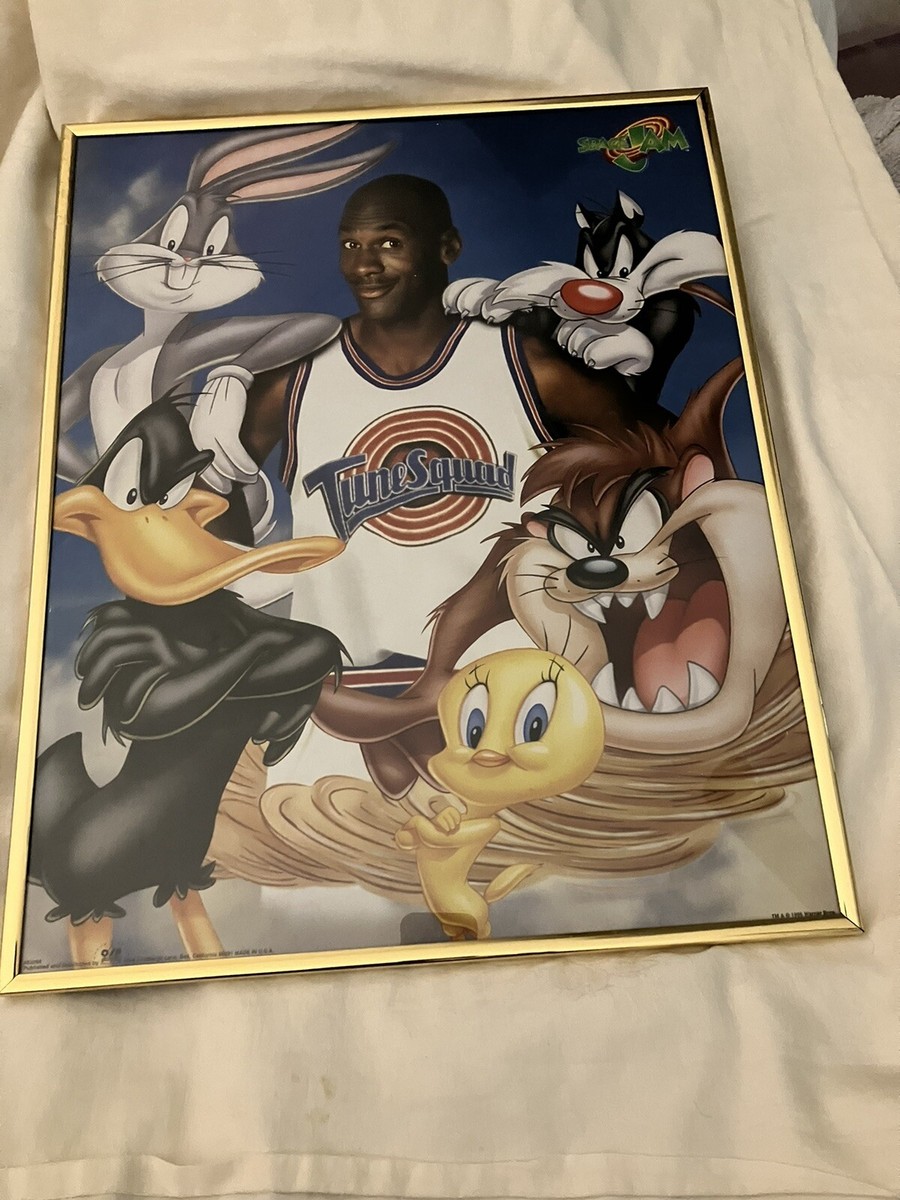 マイケル・ジョーダン   大型ポスター1996年   SPACE JAM Vintage Michael Jordan Space Jam Warner 1996 Poster