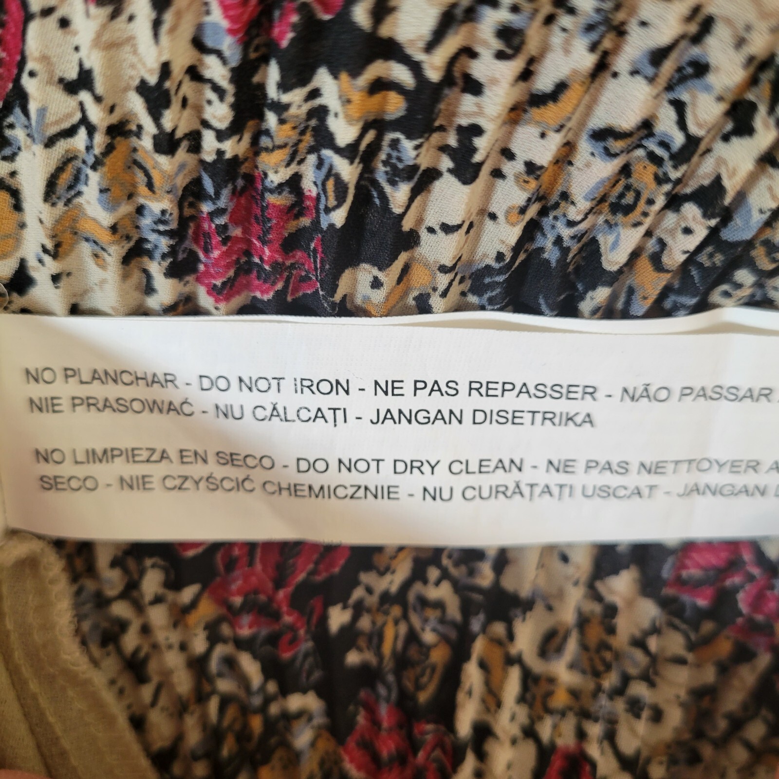 Zara Basic Collection Dress Small Multicolor Fine… - image 10