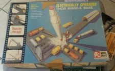 VERY RARE  1961 ITC THOR MISSILE BASE  --SOME ISSUES but w BONUS STUFF!!!