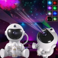 Astronaut Night Lights LED Galaxy Projector Lamp Space Nebula Starry Projection